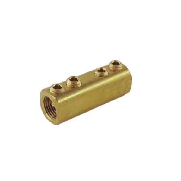 Quality No Leakages Brass Water Manifold 1/4'' 6 Way Manifold Corrosion Preventive for sale