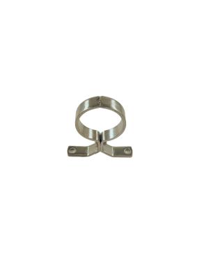 China OEM ODM Brass Pipe Clamp Fittings CE Polished Chromed Finish for sale