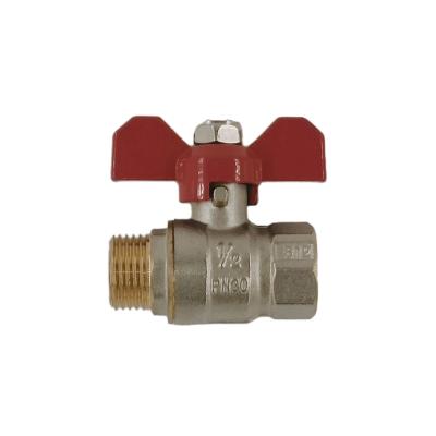 China Corrosion Resistant Brass Gas Valve Smooth Surface Chrome Plated for sale
