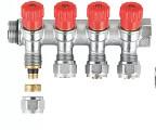 China No Leakages Brass Hose Faucet Manifold 16 Bar 232 Psi Corrosion resistant for sale