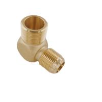 Quality 1/2'' Brass Body Elbow PEX Pipe Fitting with Male Thread for sale