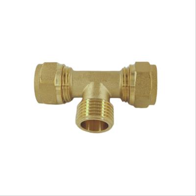China Brass Male Threaded Compression Fitting Press Connection No Leak for sale
