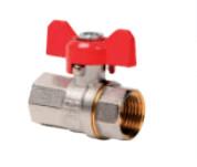 China High Performance Brass Gas Valve F/F With Butterfly Handle for sale