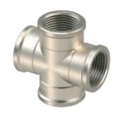 China CE Pipe Brass Cross Female Thread Fittings 150 Psi OEM for sale