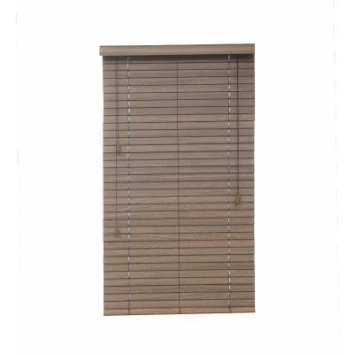 China 35mm Solid Wood Venetian Blinds with Cord control or Rope control for Windows Paulownia Wood blinds en venta