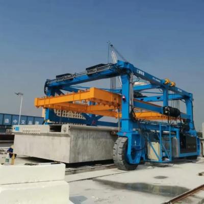 China Productos móviles de Crane For Precast Concrete Construction del pórtico del cargo azul en venta