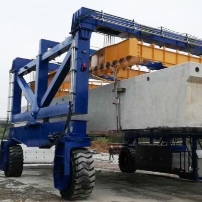China Prefab House Straddle Carrier Crane 120T Highly Customized Straddle Carrier Container Crane for sale