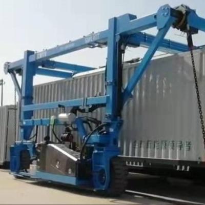China Blue Industrial Straddle Carrier Manufacturer Easy Operate For Steel Products for sale