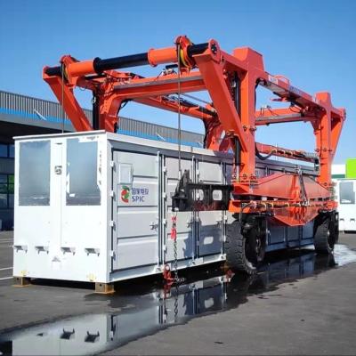 China 60T Shipping Industrial Straddle Carrier System For Oversized Loads for sale