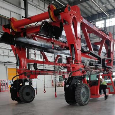 China Customized Electric Container Lift Trailer , 70T Straddle Carrier Crane for sale