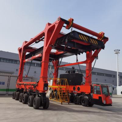 China 80T Industrial Straddle Carrier Truck 5km/H 3km/H For Oversized Cargo for sale