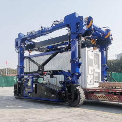 China Electric Container Straddle Carrier Container Lifting Vehicle Container Handling Car for sale