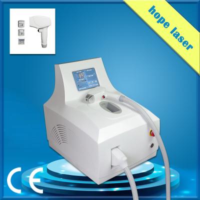 China Diode soprano professional laser hair removal machine with 3 spot size heads for sale