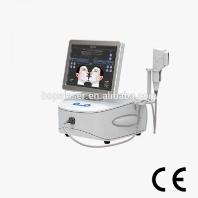 China 2018 low consumables hifu slimming machine Remove wrinkles on around forehead, eyes, mouth for sale