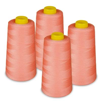 中国 40/2 5000ydsは機械縫うことのための回された100%のポリエステル縫う糸MHの糸を染めた 販売のため