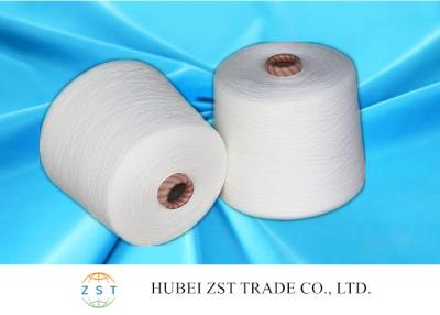 China 30 / 1 High Tenacity Spun Polyester Knitting Yarn Raw White 100% Virgin Polyester for sale