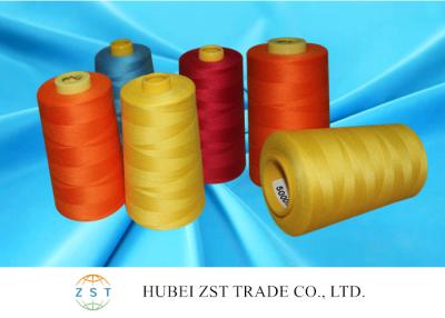 China Good Fastness Spun Poly Thread 5000 Meters , Multi Color Spun Polyester Sewing Thread for sale