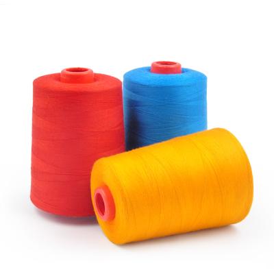 China 20/2 20/3 20/6 20/9 100 gesponnener Polyester-Faden für Nähmaschine zu verkaufen