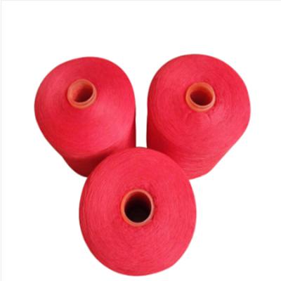 Китай Красным покрашенная полиэстером усушка пряжи низкая, ядр закрутила поток полиэстера шить продается
