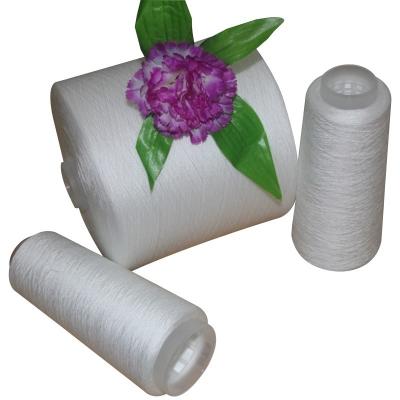 China 40s/2 que tejía S/Z hizo girar blanco crudo de los hilados de polyester en venta