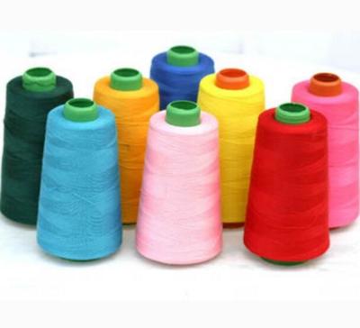 China Embroidery Dyed Polyester Yarn 20 / 2 100% Polyester Sewing Thread For Jeans for sale