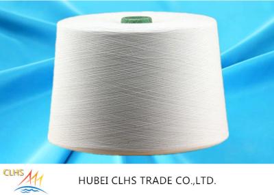 China Semi - Dull Polyester Ring Spun Yarn  , Optical White 40S Polyester Twisted Yarn for sale