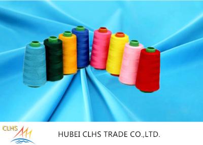 China Dyed Ring Spinning Polyester Core Spun Thread For Janes / Shoes , Customized Polyester Thread For Sewing Machine for sale