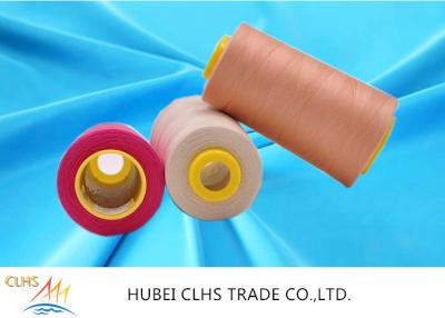 China Poly Yarn Thread Good Color Fastness , Smooth Surface 100 Polyester Sewing Thread for sale