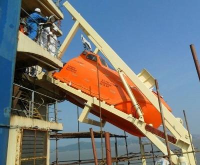 China CCS, EC, BV Approved SOLAS Standard Cheap Small 4.9m 16 Persons FRP Free Fall Lifeboat for sale