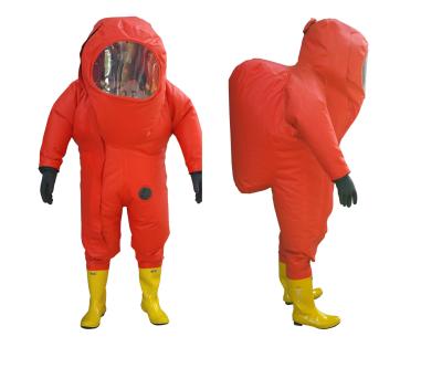 China CCS Approved Marine Heavy Duty Gas Tight Chemical Protective Suit Clothing for sale