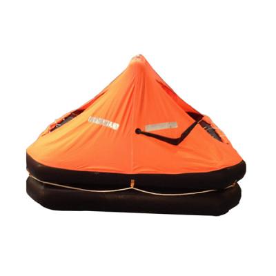 China CCS, DNV-GL, BV Approved ISO9650 Standard 4-12 Persons Valise Bag Small Leisure Life Raft for sale