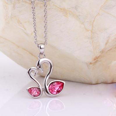 China Ref No.: 105064 Swan Love fashion necklace wholesale jewellery distributor jewelry for kids for sale