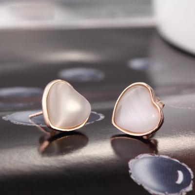 China Ref No.: 406029 Jade Heart birthstone earrings for baby buy crystal jewellery online best wholesale jewelry website for sale