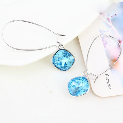China Ref No.: 408003 Bright Crystal Earring imitation jewellery cosmetic jewelry for sale