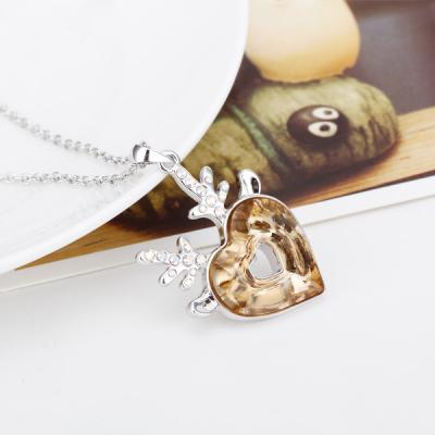 China Ref No.: 140236 Heart elk Necklace online gold jewellery shopping sites wholesale fashion jewelry usa for sale