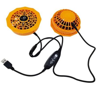 China Plastic Nine Blade Wearable Cool Air Fan PSE Certificated for summer cooling for sale