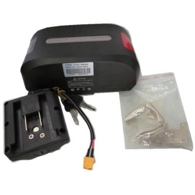 China 250w E bike Battery 24v 14.5ah With Tail Light Discharging for sale