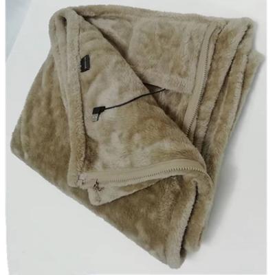 China Cobertor aquecido portátil para acampamento ao ar livre tecido de lã polar 0,745 kg à venda
