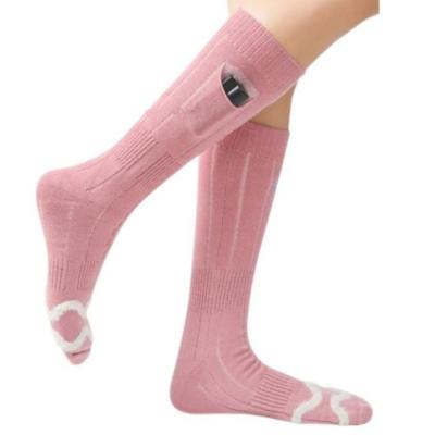 China Cotton 3.7V 2200mAh Heated Battery Operated Socks Sustainable for sale