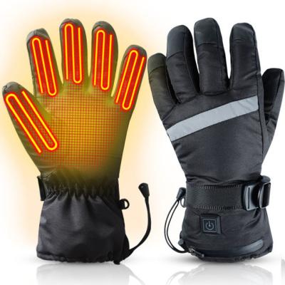 China Downhill Electric Heated Skiing Gloves Waterproof 29x13cm 0.8kg for sale