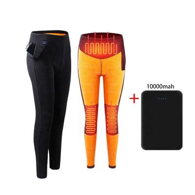 China 100% Cotton Rechargeable Heated Vest Pants Multifunctional  Elastic Waist for sale
