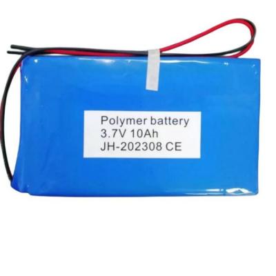China 3.7V 10Ah Polymer Battery Pack 37Wh 5A Rate 6767100-1C 1S2P For Tracking Device for sale