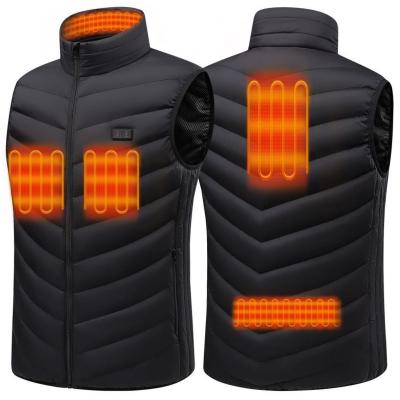 China Battery Heated Vest 5V Waterproof Heating Vest Men And Women Nylon Fabric for sale