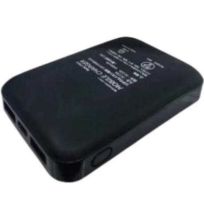 China 5V 2A USB 10000 Mah Powerbank Dual USB Port Black Battery Power Bank for sale