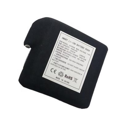 China Zwarte lap ingepakt batterij 7.4V 4400mAh 5200mAh 6400mAh 7000mAh batterijen voor verwarmd vest Te koop