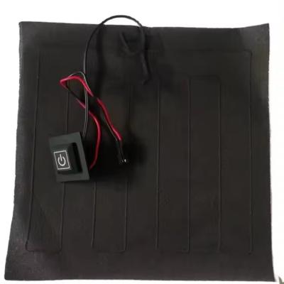 China Custom Clothes Heating Pad Size 20x20cm 3.7V With SM 2Pin Plug for sale