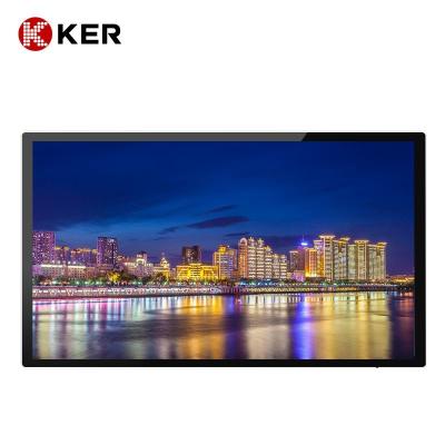 China Wall Mount 55 Inch Capacitive Touch Screen Indoor Building Hanging Lcd Digital Signage for sale