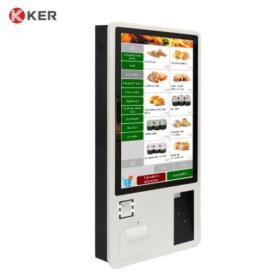 China 23.6 27 32 Inch Android Small Self Service Terminal Self Service Ordering Kiosk for sale