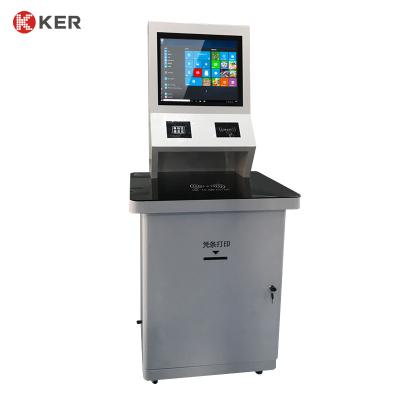 China Smart Automatic Borrow And Return Books Touch Screen Rfid Card Self Service Library Kiosk for sale