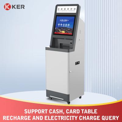 China 19 Inch Design Rfid Printing Kiosk Infrared Touch Screen a4 Self Service Report Print Terminal for sale